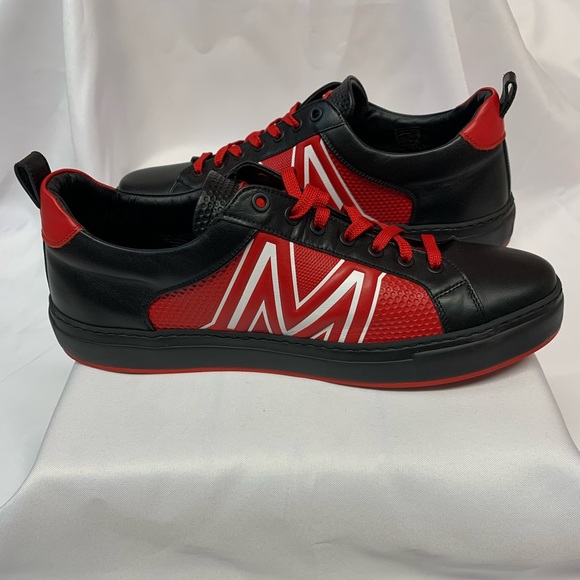 mcm sneakers red